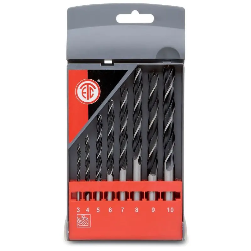 Kundfavorit ETC Träborrsats 3-10mm 8-delar