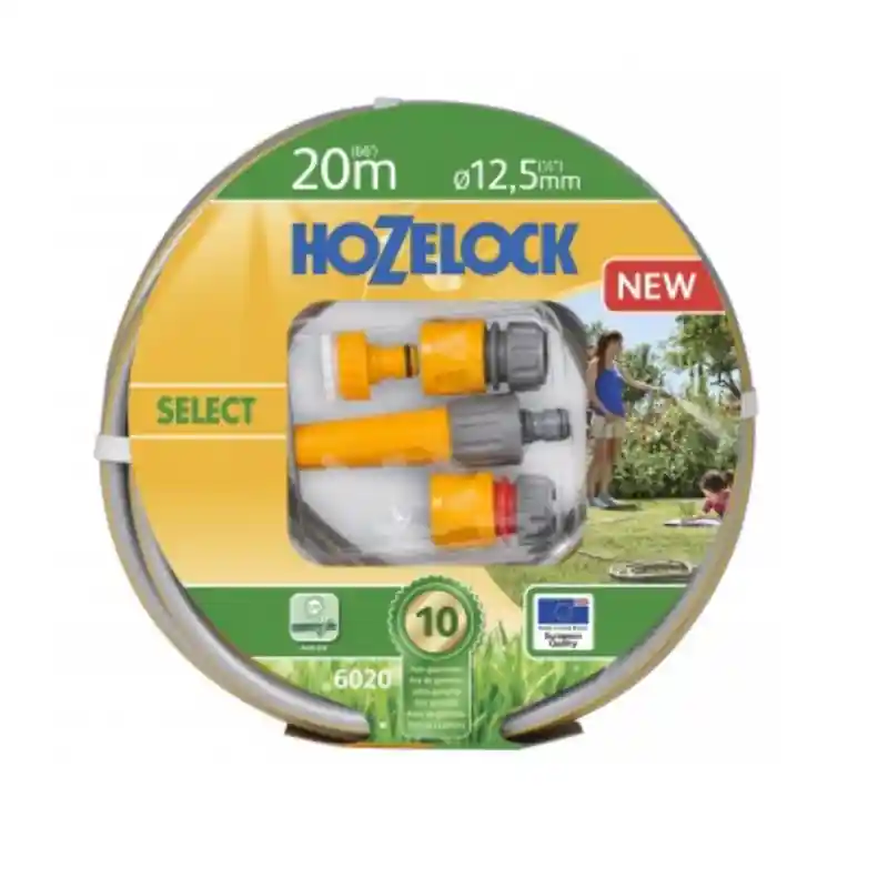 Slangset Select Med Koppling, 20m, Hozelock 35-6020-S Extra rabatt