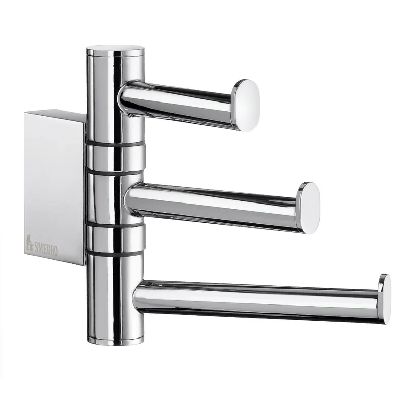 Billig Svängbar Trippelkrok Air Polerad Krom Smedbo AK327