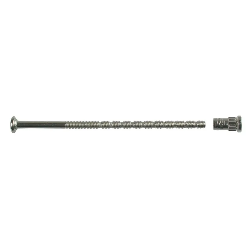 I lager Tryckeskruv N M4x90mm Nickel 2st Bårebo 709294