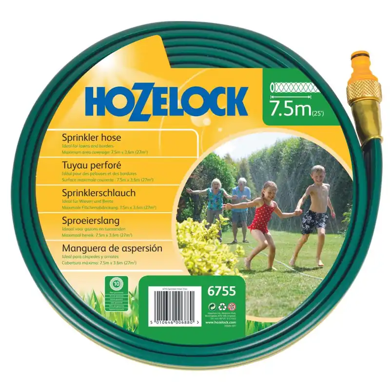 Begränsat antal Sprinklerslang, 7.5m, Hozelock 23-6755