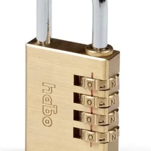 Habo Hänglås 203-38 Kombi Mässing SB Billig