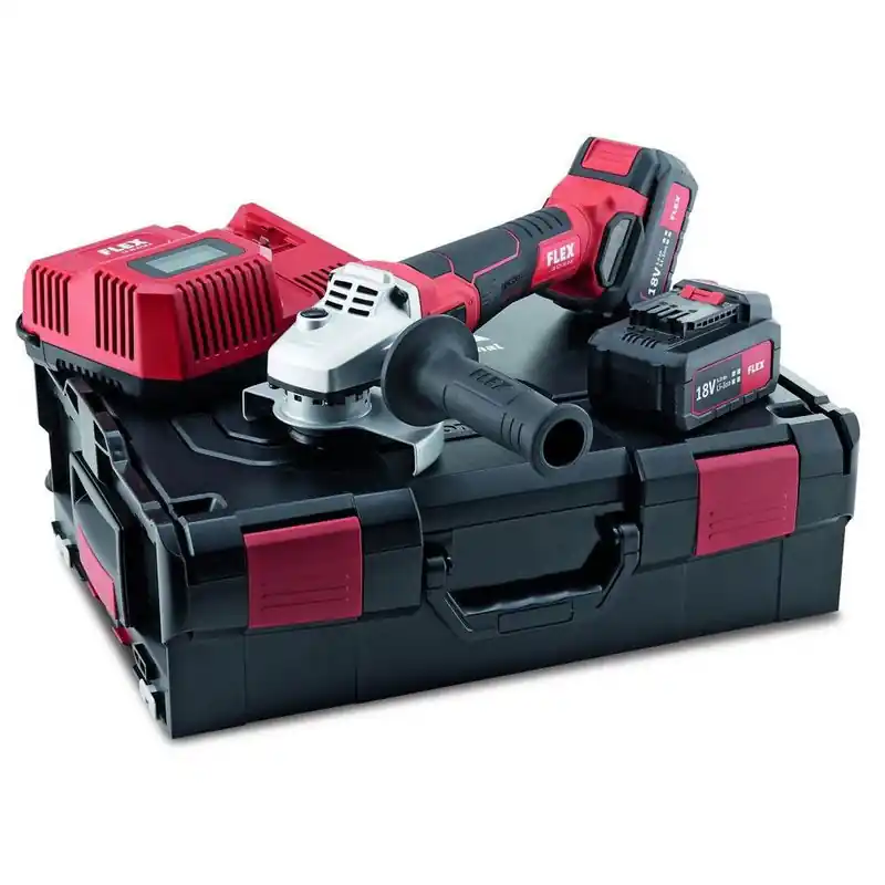 Flex Batterivinkelslip LB125 18.0-EC Set Lågt pris