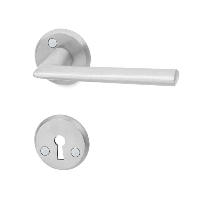 Dörrhandtag Miami Borstad Aluminium, Habo 18683 Premium