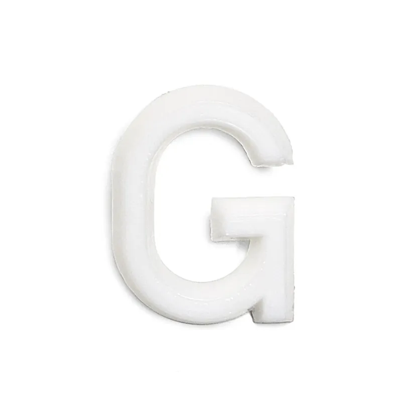 Bokstav G 1002 Vit, 10st, Habo 22848 Populärt val