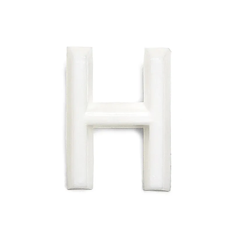 Bokstav H 1002 Vit, 10st, Habo 22855 Nedsatt pris