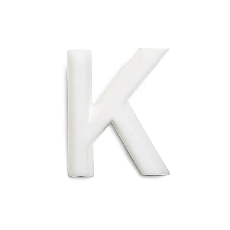 Nyhet Bokstav K 1002 Vit, 10st, Habo 22889