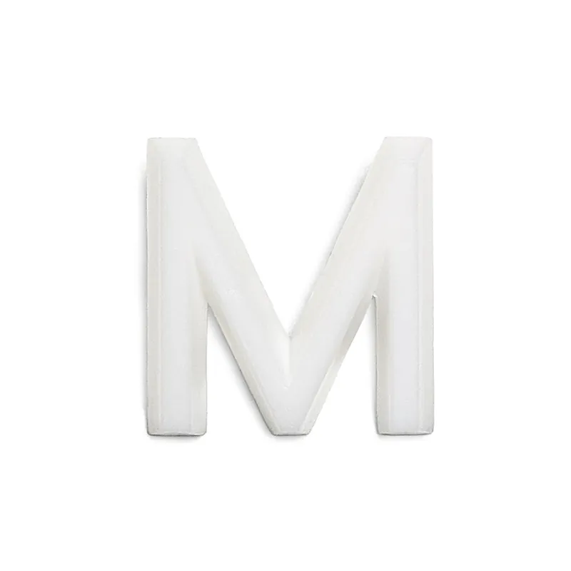 Bokstav M 1002 Vit, 10st, Habo 22905 Begränsat antal
