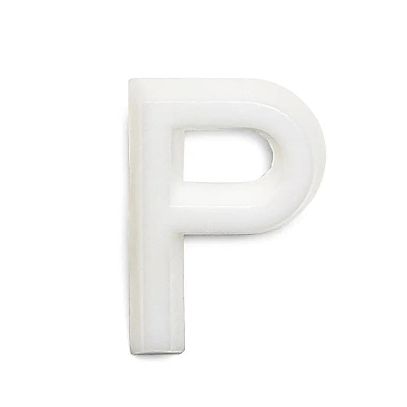 Bokstav P 1002 Vit, 10st, Habo 22939 Rea