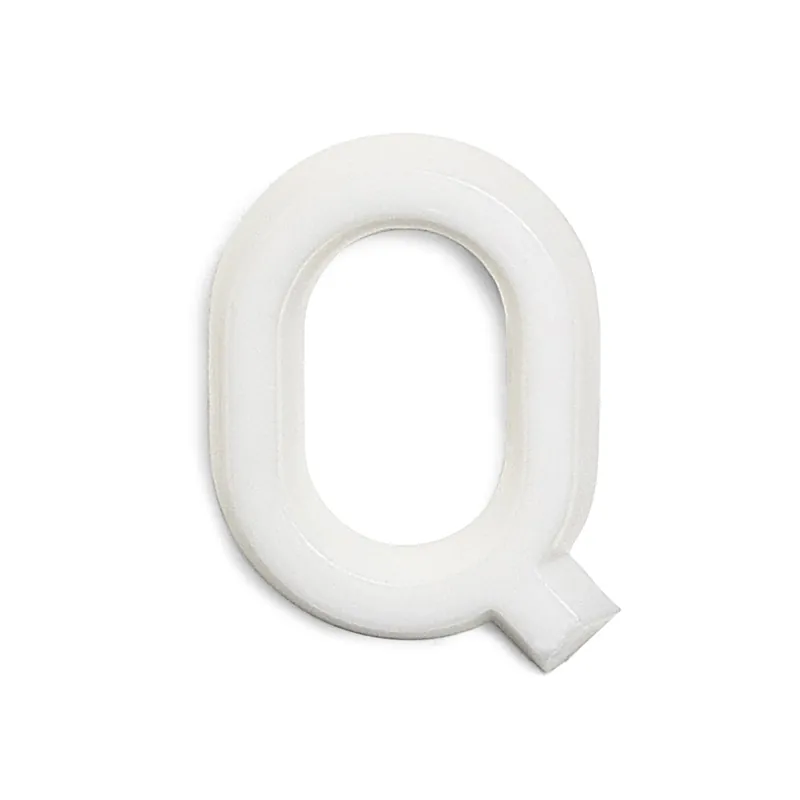 Extra rabatt Bokstav Q 1002 Vit, 10st, Habo 22947