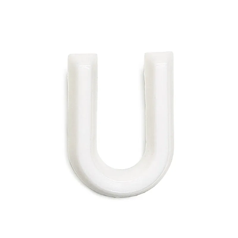 Rea Bokstav U 1002 Vit, 10st, Habo 22988