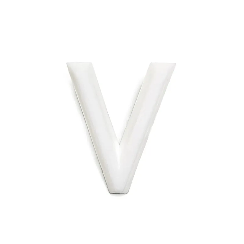 Bokstav V 1002 Vit, 10st, Habo 22996 Reapris