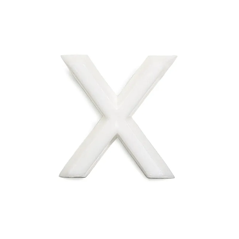 Bokstav X 1002 Vit, 10st, Habo 23010 Billigare