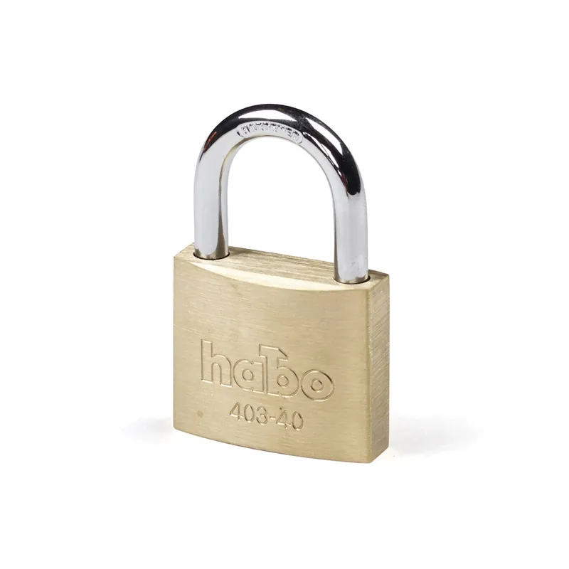 Billig Hänglås, 403-40 LL 2, Mässing, Habo 17335