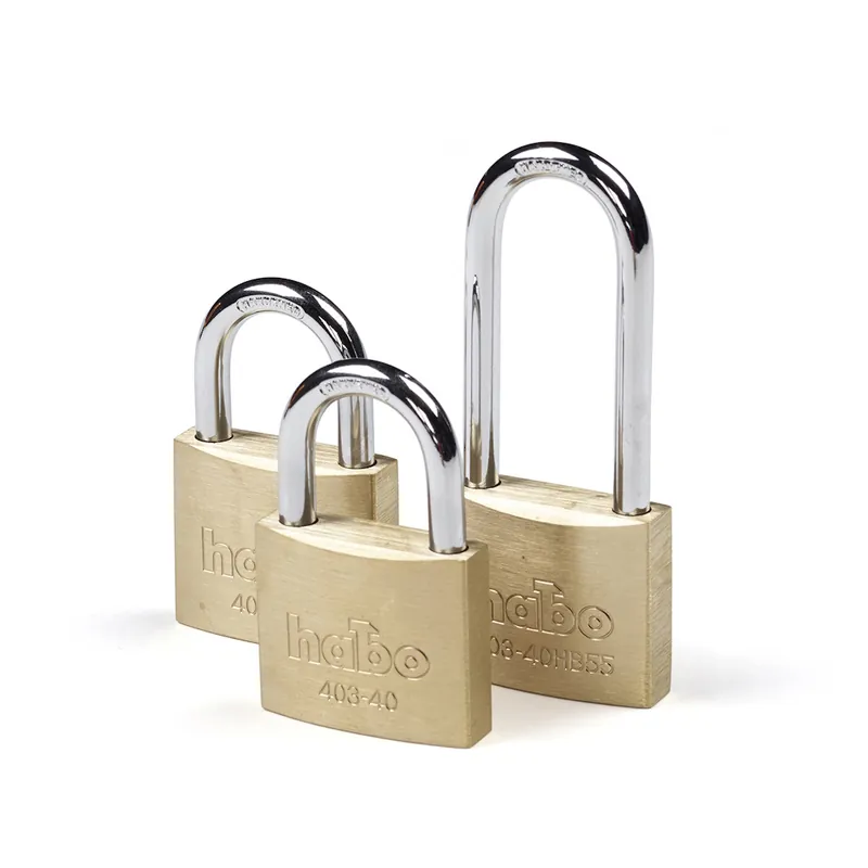 Snabb leverans Hänglås 403-40-3 Mässing, 3st, Habo 17338