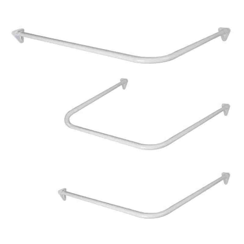 Draperistång Kombi 900x900x900mm, Vit, Habo 30145 Populär