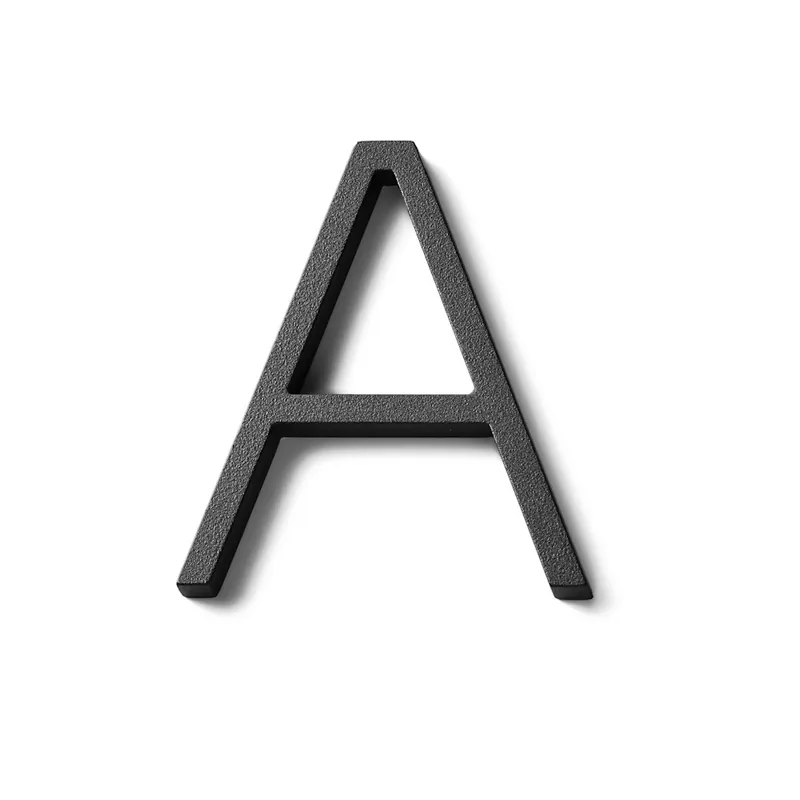 Fynd Bokstav Contemporary Small Svart, Habo