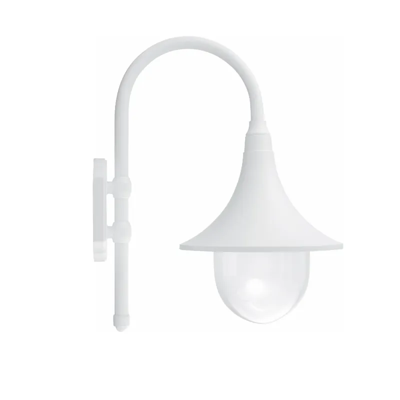 Vägglykta Italy Vit 11W, E27, IP33, Malmbergs 7702158 Outlet