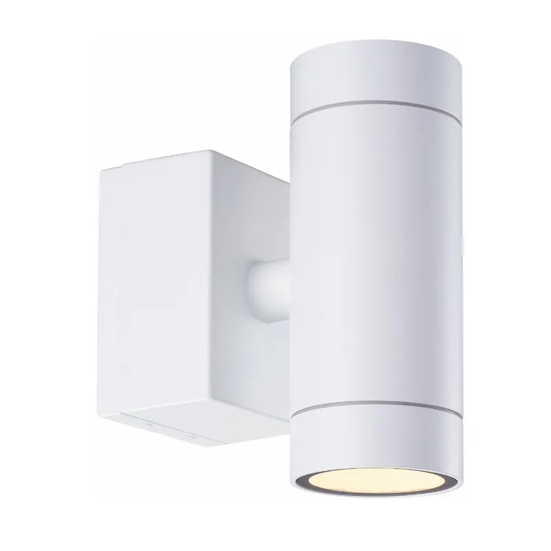 Snabb leverans Väggarmatur Eklof V - Vit GU10/IP54, Malmbergs 9977264