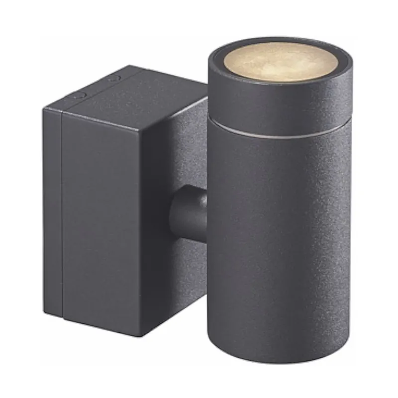 Väggarmatur Eklof VI, Mörkgrå IP54 6W, Malmbergs 9977265 I lager