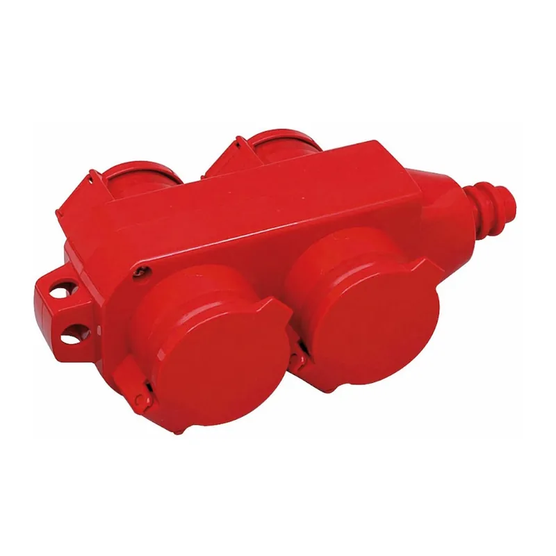 Trygg betalning Grenuttag, IP44, Med Jord, 4-Vägs, Malmbergs 1558800