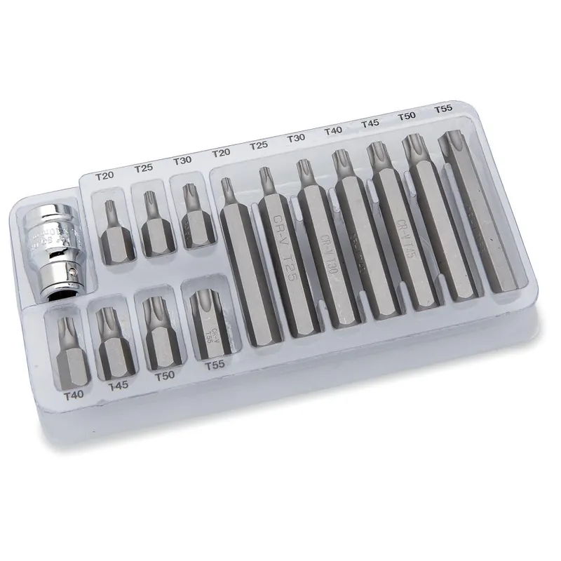Lågt pris Torxsats T20-T55, 15Del, ETC 989329