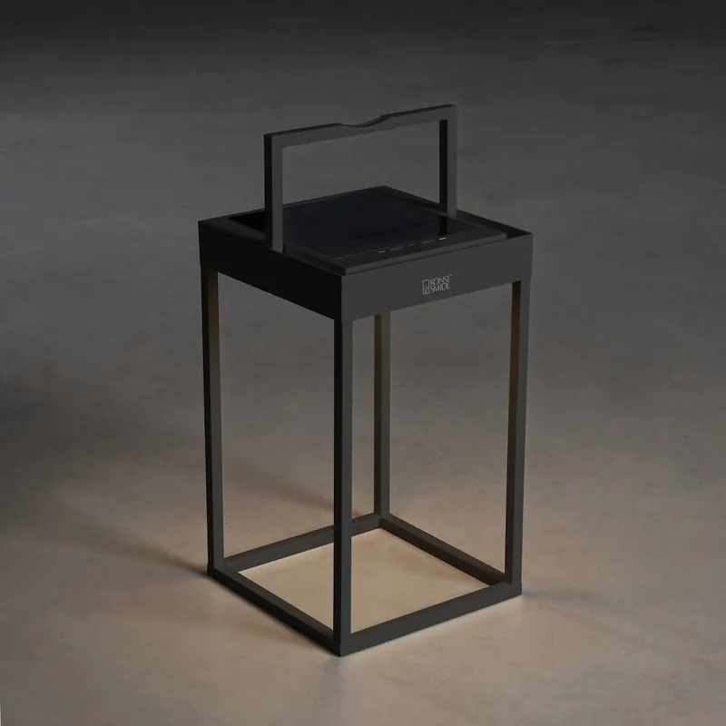 Portofino Lanterna USB/Sol 3,7V IP54 Svart Konstsmide Snabb leverans