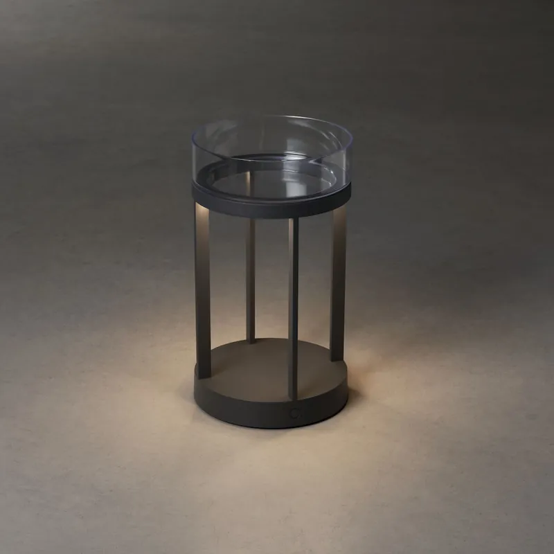 Chieti Lanterna USB 3,7V IP54 Grå Konstsmide Populärt val