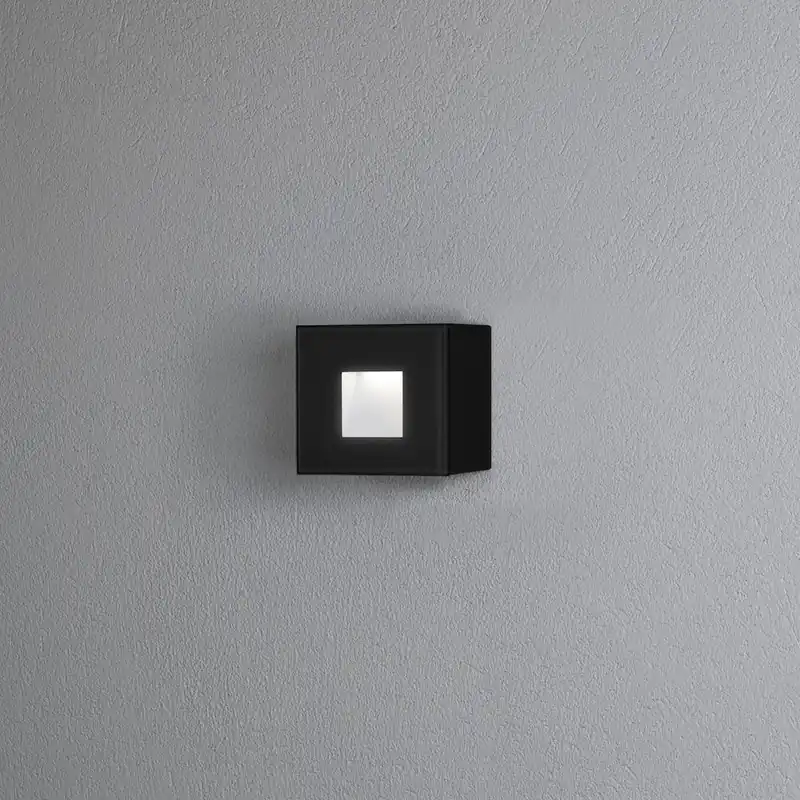 Chieri Vägglykta LED 1,5W 230-240V IP54 Svart Konstsmide Reapris