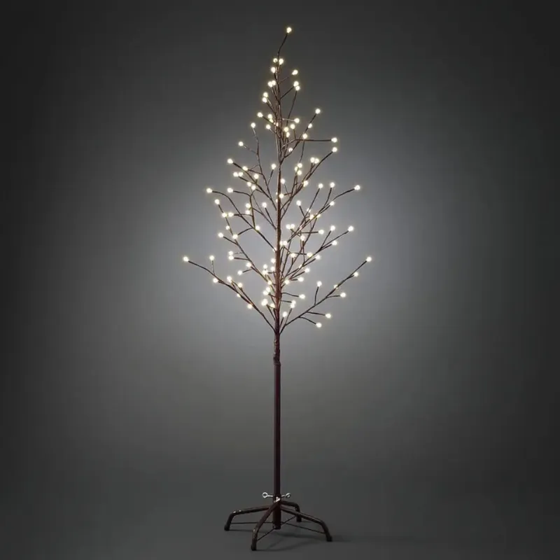 Beställ nu Dekorationsträd 150cm 120 Varmvit LED IP44 Brun Konstsmide