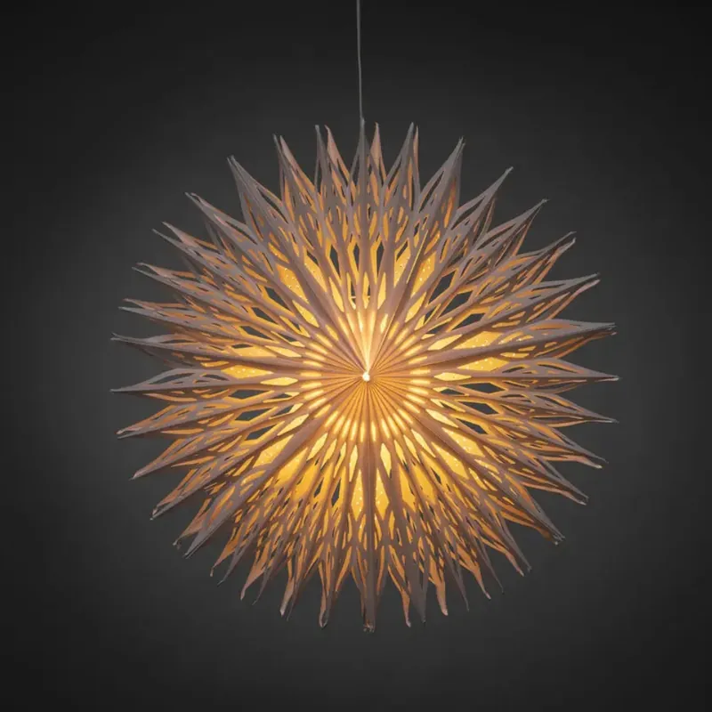 Pappersstjärna Blomma Hängande 78cm IP20 Vit Konstsmide Populär