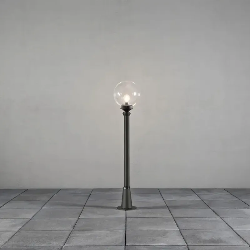 Orion Trädgårdslykta Med Stolpe E27 230-240V IP44 Svart Konstsmide Populärt val