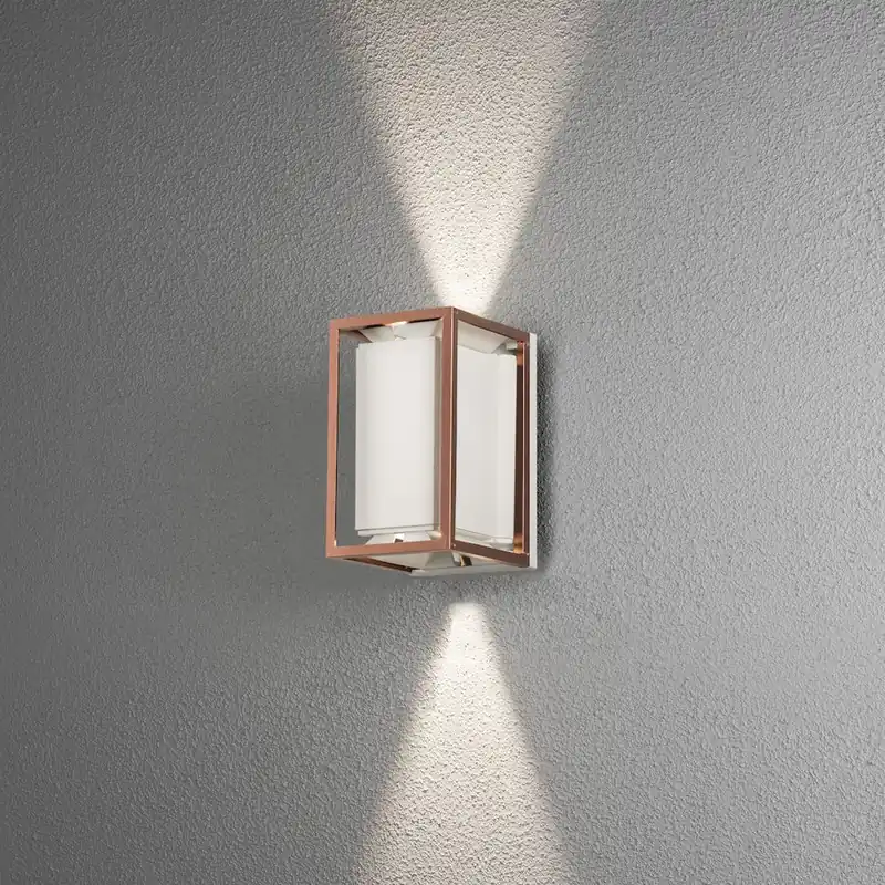 Premium Vale Vägglykta LED 2x5W 230V IP44 Vit Konstsmide