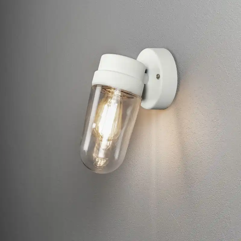 risnedsättning Vega Vägglykta E27 230-240V IP54 Vit Konstsmide