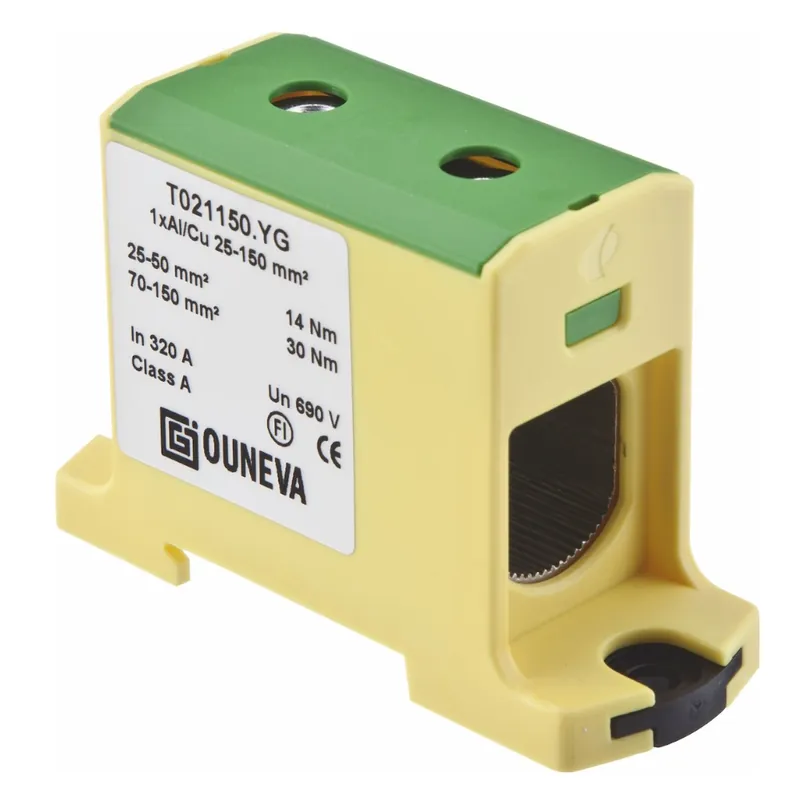 Universalplint Al/Cu OTL Grön/Gul, Malmbergs 2670352 Snabb leverans