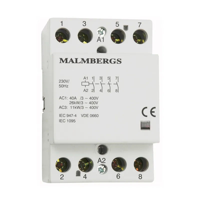 Brumfri Kontaktor 15kW/63A, Malmbergs 2106310 Lågt pris