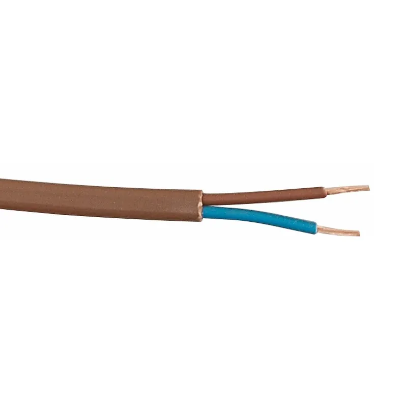 SKX (H03Vvh2-F) 2x0.75mm², Brun, 100m, 300/300V, Malmbergs 0240302 Kampanj