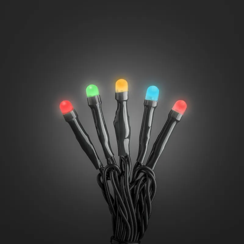 Begränsad tid Ljusslinga 120 Flerfärgad LED Med Frostad Topp, 19m, 30V/IP44, Konstsmide