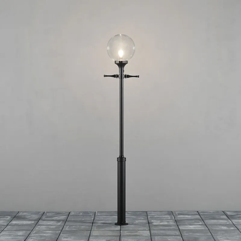 Lågt pris Orion Stolplykta Inklusive Stolpe 240cm 230-240V IP23 Svart Konstsmide