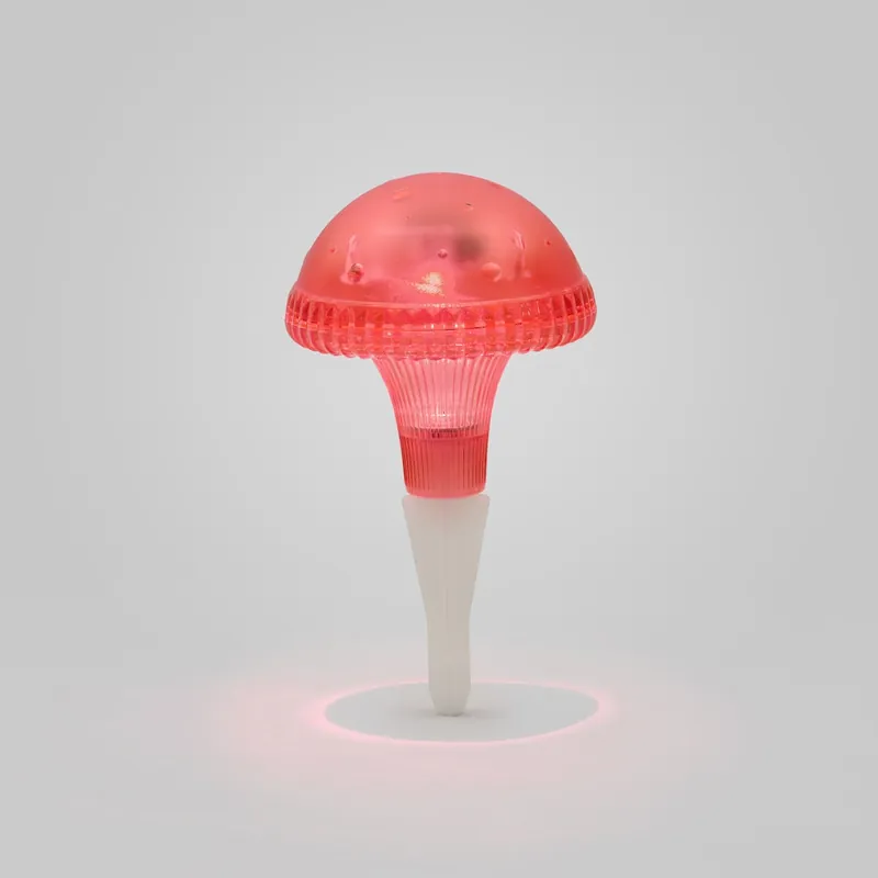 Assisi Svamp Solcell LED IP44 Röd Konstsmide Säker betalning