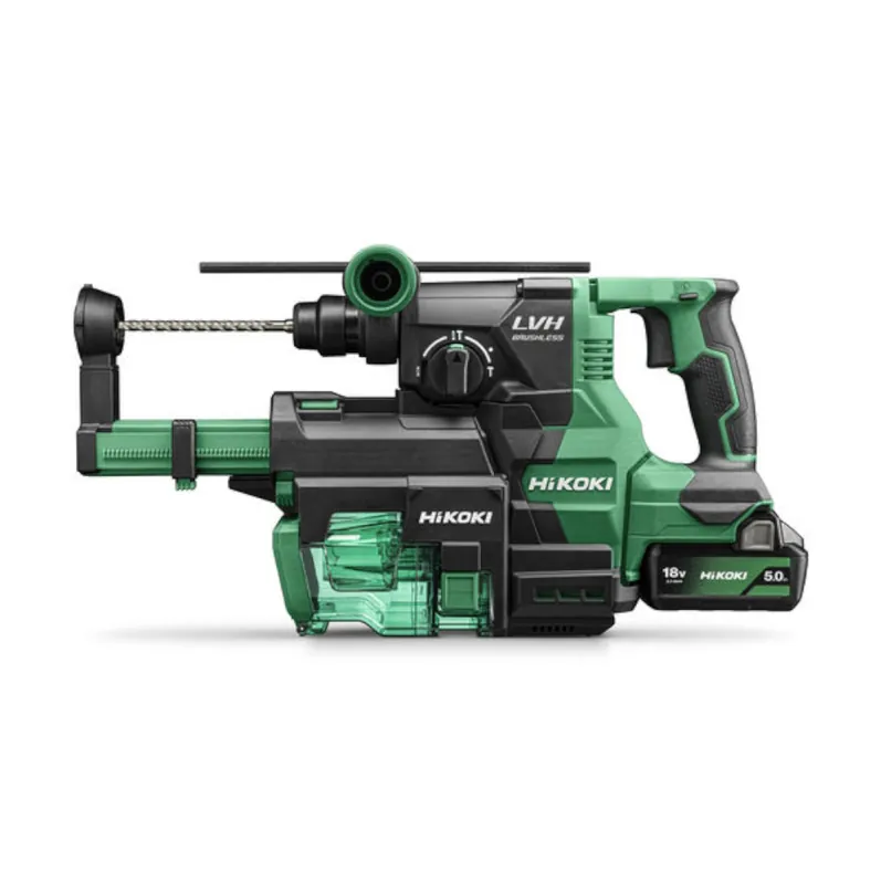 Reapris Kombihammare 18V DH1826DA 5Ah m. dammutsug, HiKOKI DH1826DAWUZ
