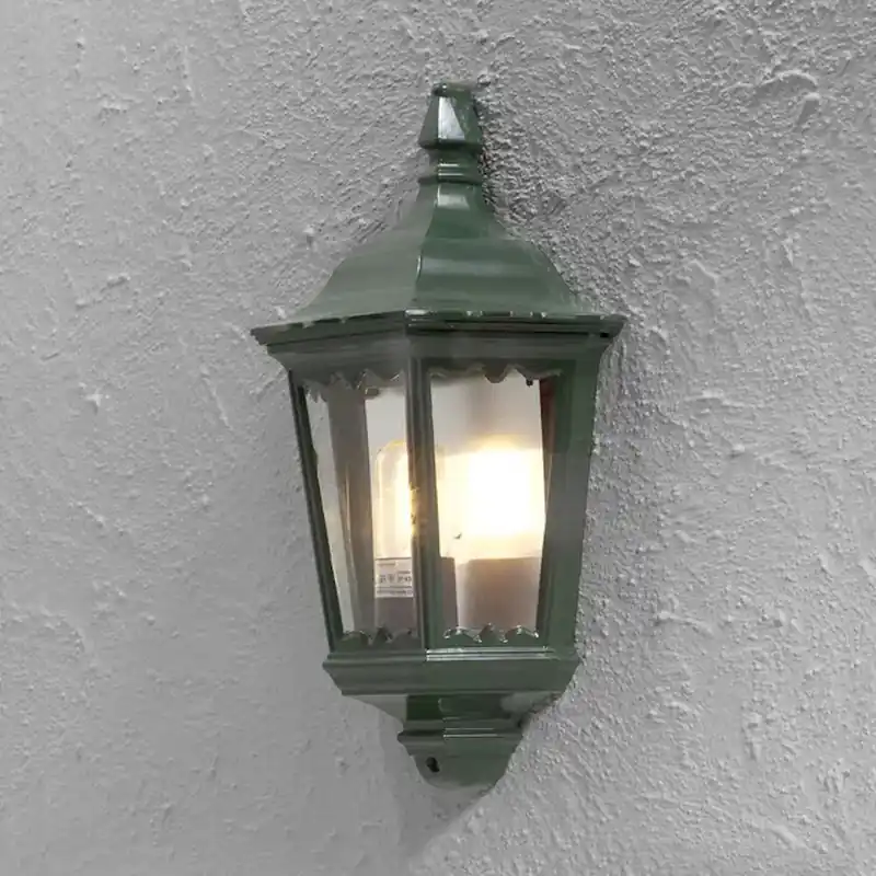 Billig Firenze Väggplafond E27 230-240V IP43 Grön Konstsmide