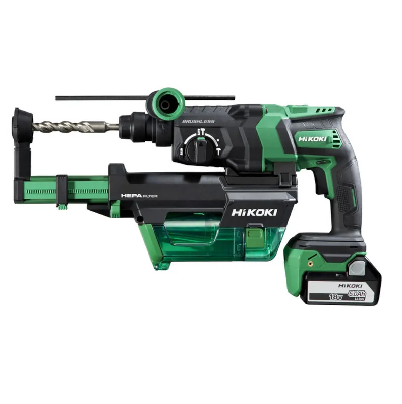 Kombihammare (MULTI VOLT) DH36DPE 2,5Ah m. Dammutsug, Hikoki DH36DPEWEZ Erbjudande