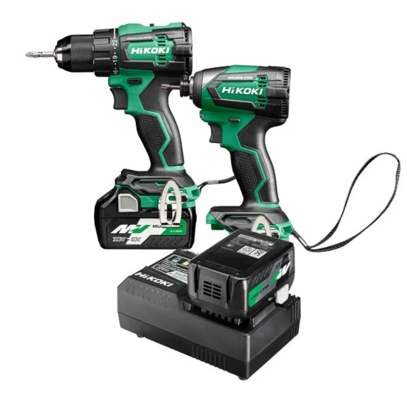 Trygg betalning Combo Kit 18V KC18DE (DS/WH) 5,0Ah (MULTI VOLT), HiKOKI KC18DEWAZ