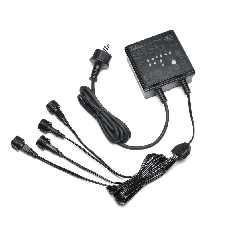 Trafo Timer Ljusrelä 12V 48W IP44 Svart Konstsmide Fynd