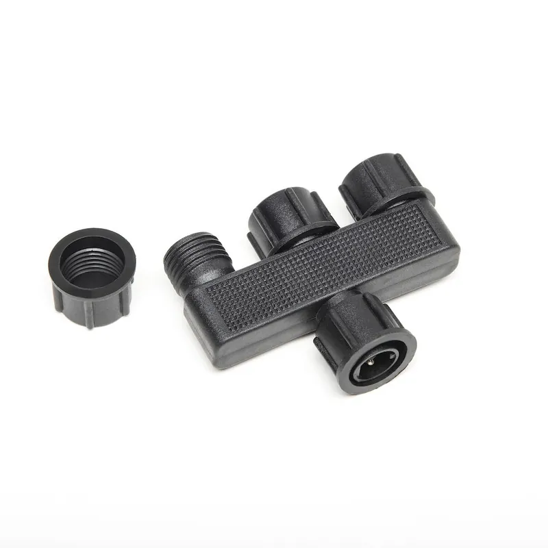 Split Till 12V System 3 Uttag IP44 Svart Konstsmide Premium