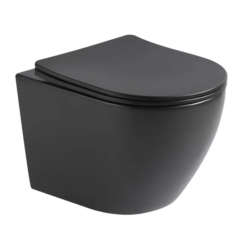 OCEANA Vägghängd Toalettstol Matt Mörkgrå, NOURK Rabatter