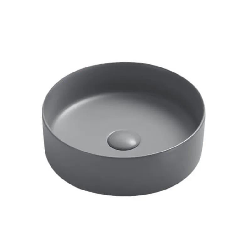 Köp online Runt Ovanpåliggande Tvättställ Matt Grå, NOURK