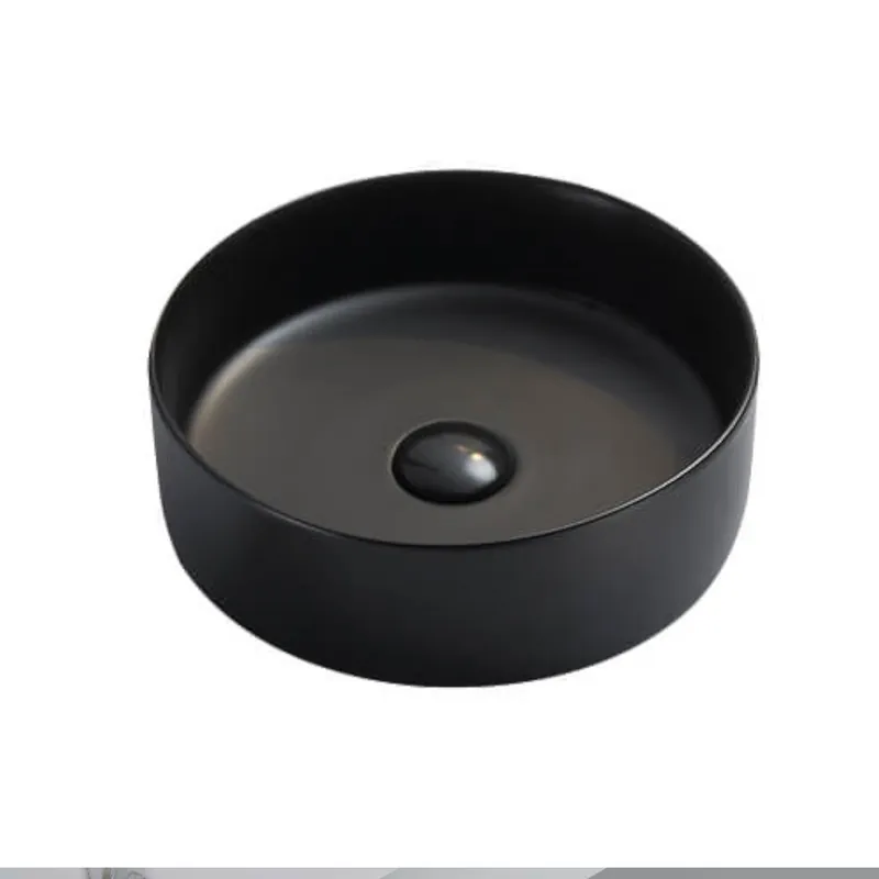 Runt Ovanpåliggande Tvättställ Matt Svart, NOURK Begränsad tid