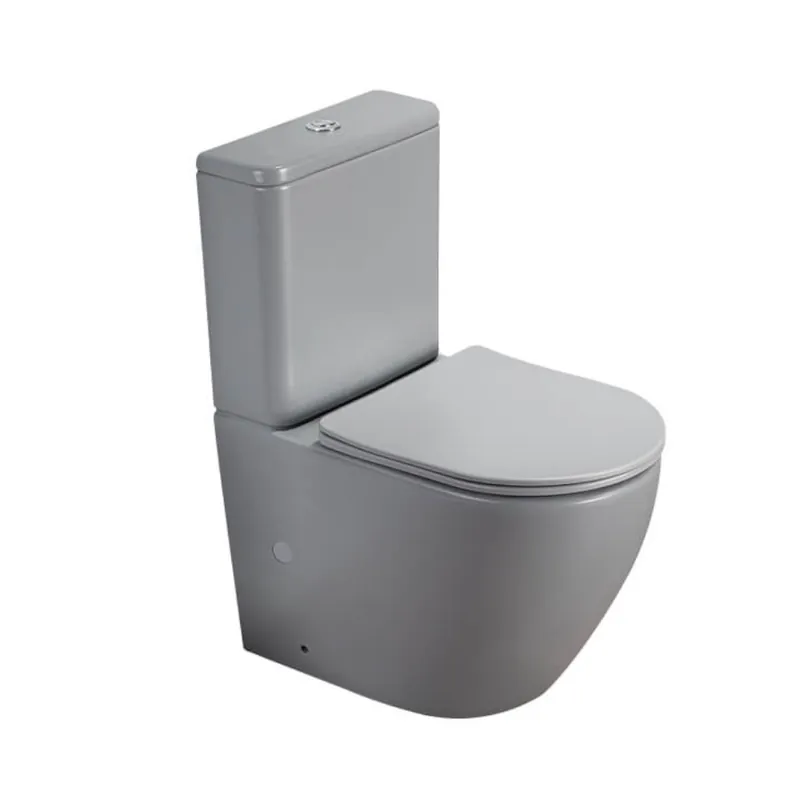 OCEANA Golvstående WC Matt Grå Rimfree P-lås, NOURK Kampanj